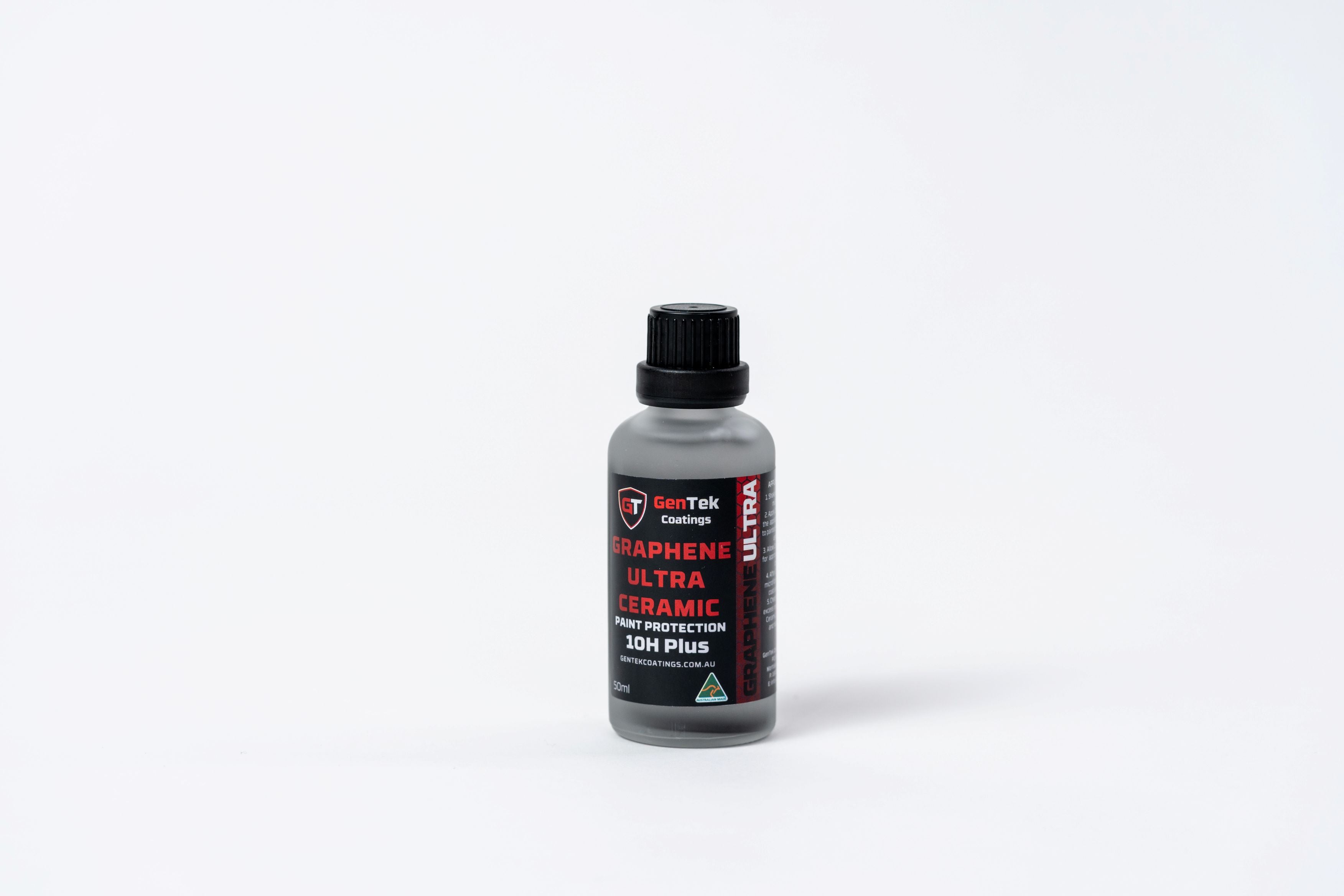 GenTek Graphene Ultra Ceramic 10H Plus paint protection coating bottle.